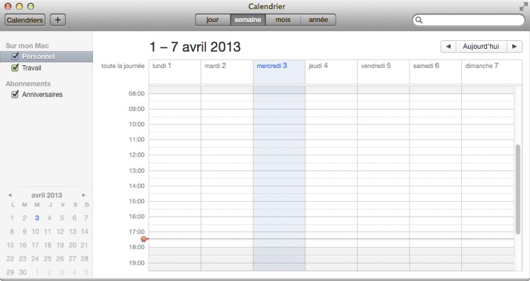 calendrier